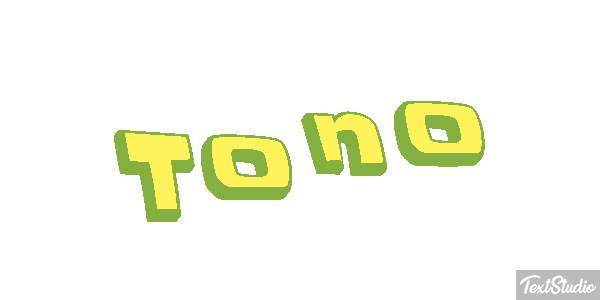 Toño Efecto de texto