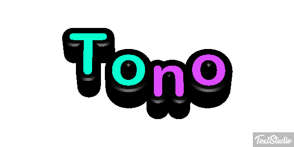 Toño Efecto de texto