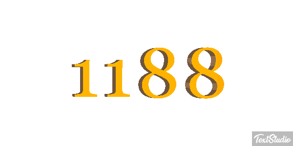 1188 Tekst effect