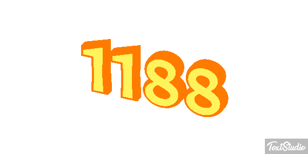 1188 Tekst effect