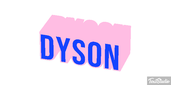 Dyson Текстовый эффект
