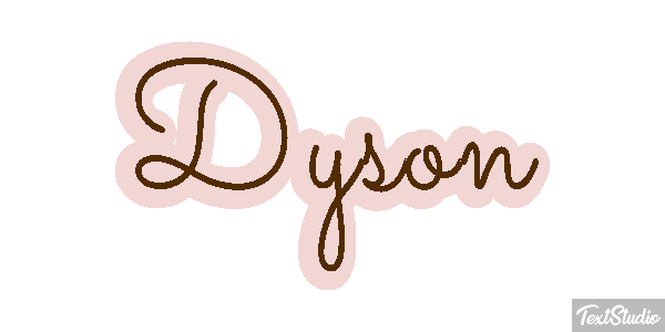 Dyson Текстовый эффект
