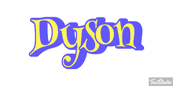 Dyson Текстовый эффект