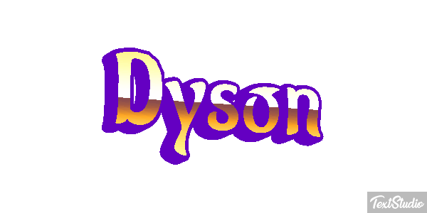 Dyson Текстовый эффект