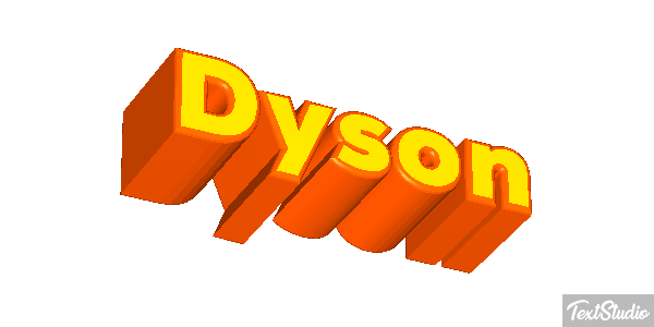 Dyson Текстовый эффект