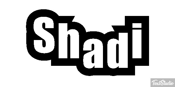 Shadi Текстовый эффект