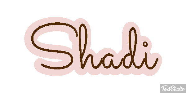 Shadi Текстовый эффект