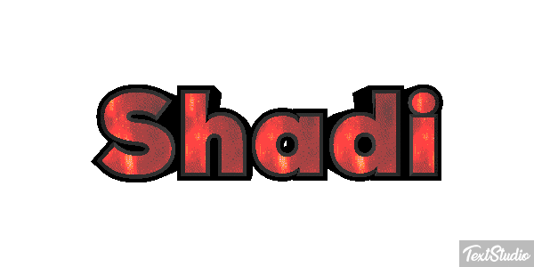 Shadi Текстовый эффект