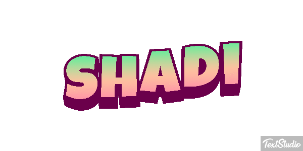 Shadi Текстовый эффект