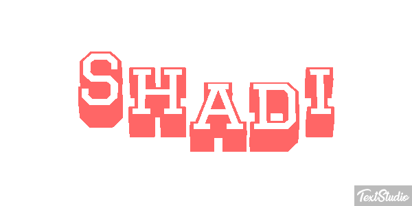 Shadi Текстовый эффект