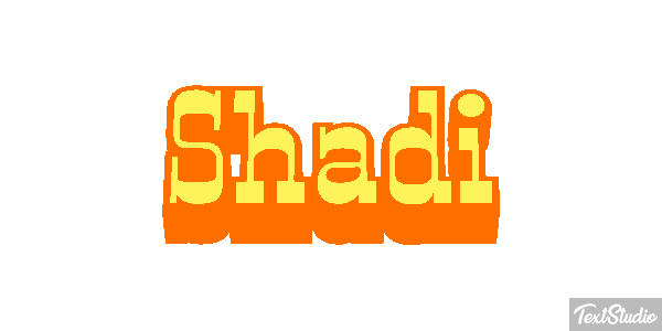 Shadi Текстовый эффект