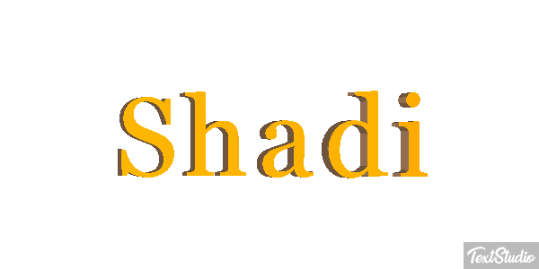 Shadi Текстовый эффект