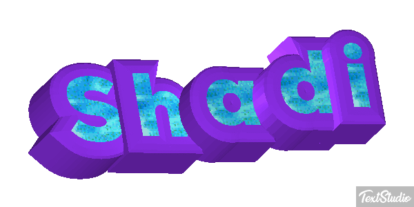 Shadi Текстовый эффект