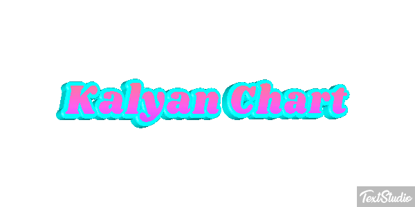Kalyan Chart Efeito do texto