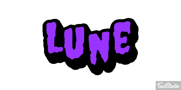 Lune Effet de texte