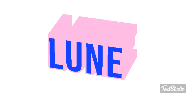 Lune Effet de texte