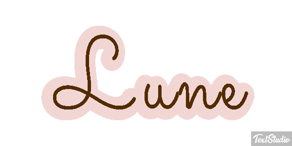 Lune Effet de texte