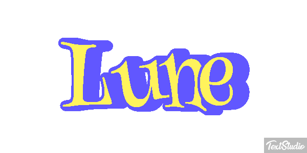 Lune Effet de texte