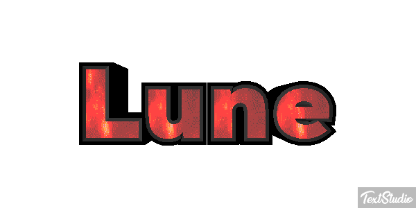 Lune Effet de texte