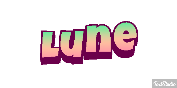 Lune Effet de texte
