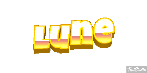 Lune Effet de texte