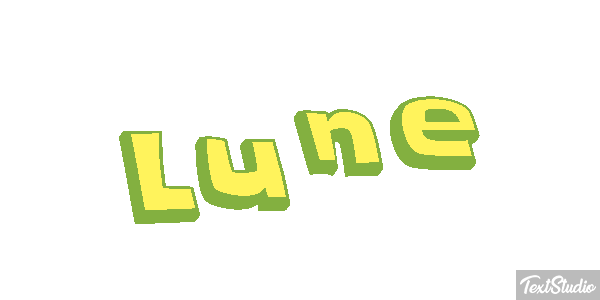 Lune Effet de texte