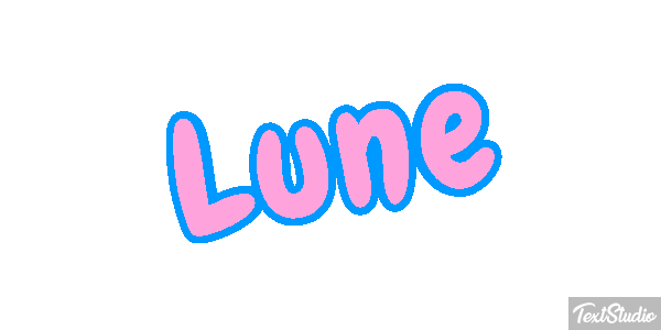 Lune Effet de texte