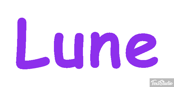 Lune Effet de texte
