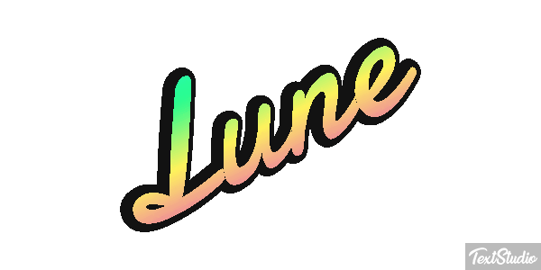 Lune Effet de texte