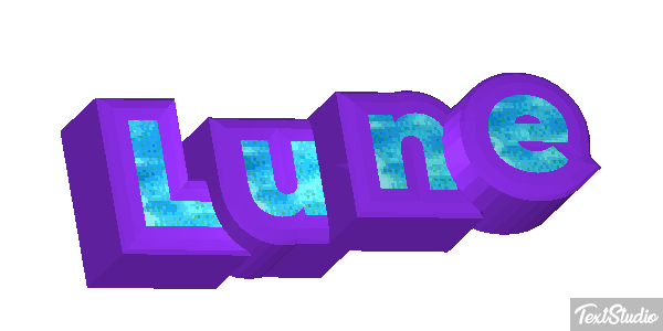 Lune Effet de texte