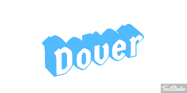 Dover Efecto de texto
