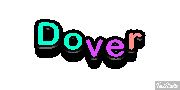 Dover Efecto de texto