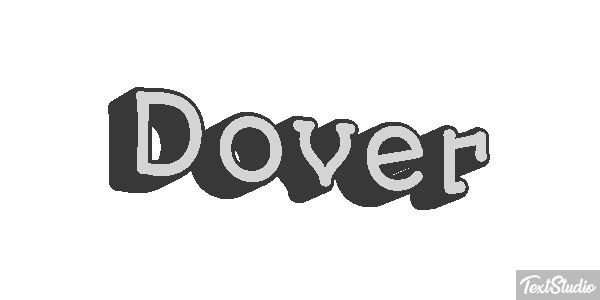 Dover Efecto de texto