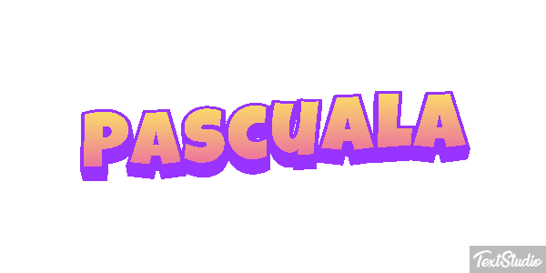 Pascuala Efecto de texto