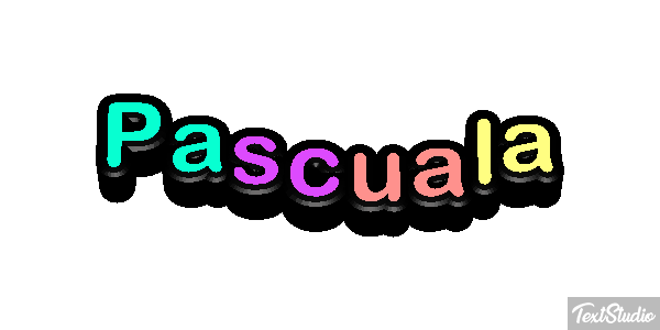 Pascuala Efecto de texto