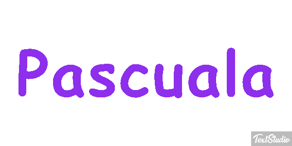 Pascuala Efecto de texto