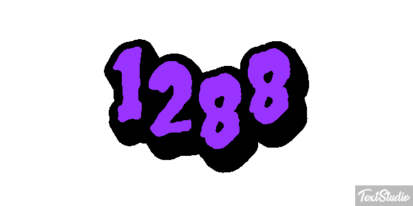 1288 Text effect