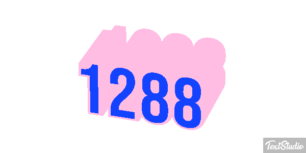 1288 Text effect
