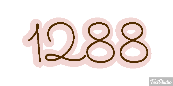 1288 Text effect