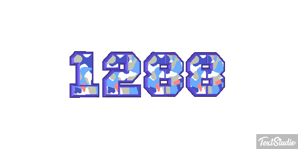 1288 Text effect