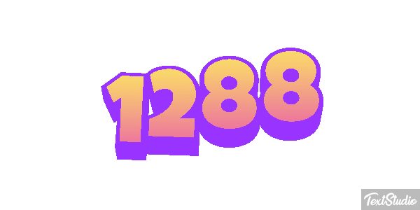 1288 Text effect