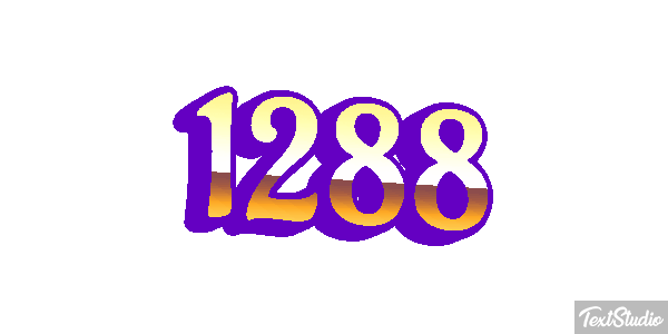 1288 Text effect