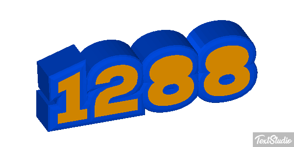 1288 Text effect