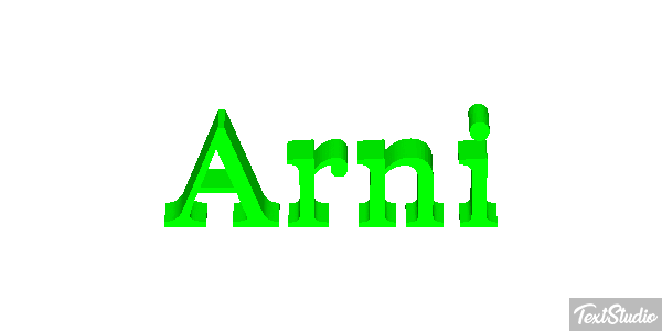 Arni Text effect