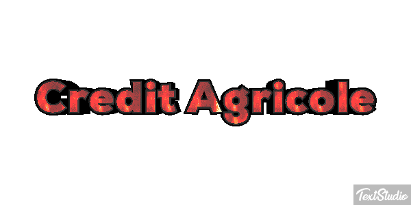 Credit Agricole Texteffekt