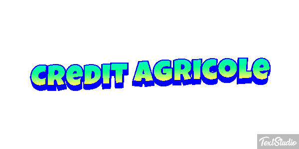 Credit Agricole Texteffekt