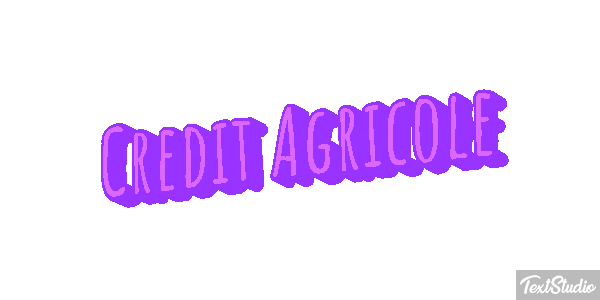 Credit Agricole Texteffekt