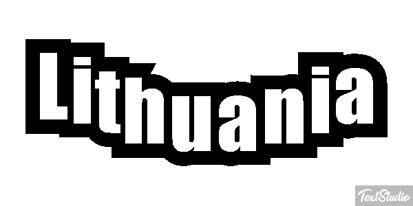 Lithuania Effet de texte