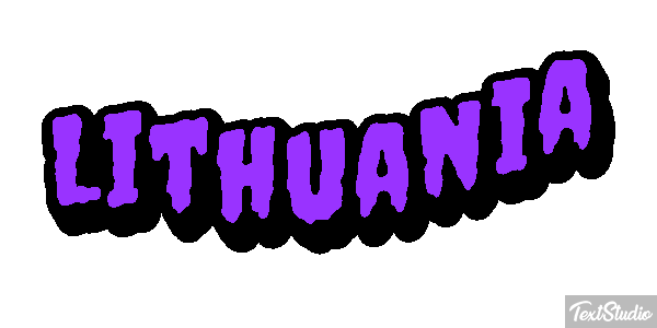 Lithuania Effet de texte