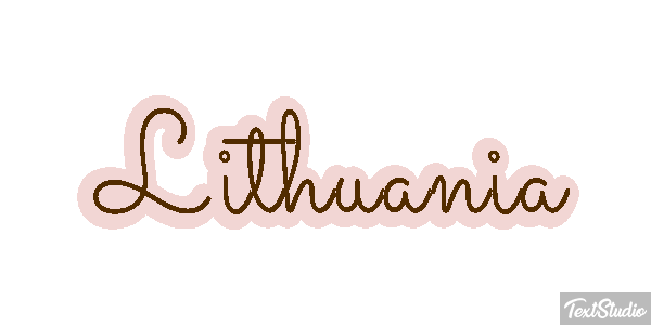 Lithuania Effet de texte